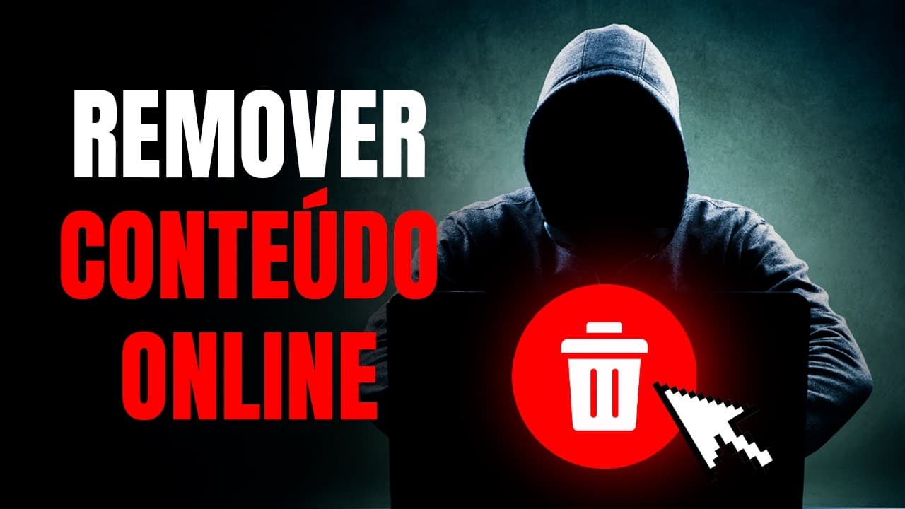 Bruno Fraga sentado em frente à câmera com tela ao lado mostrando a página de remoção de dados de um site de consulta de CNPJ, marca do Aulão Semanal 048 sobre blindagem digital