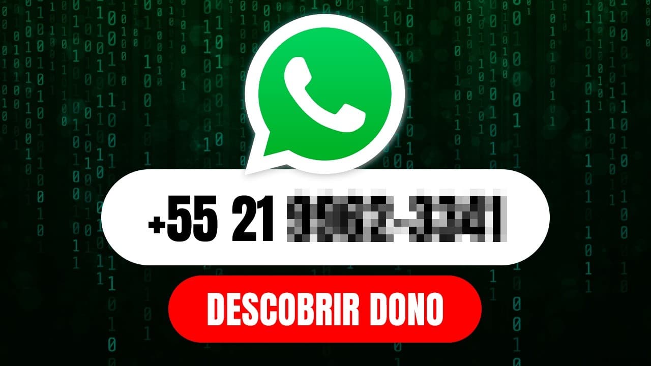 Bruno Fraga demonstrando técnicas de investigação digital para descobrir o dono de um número de WhatsApp ao vivo