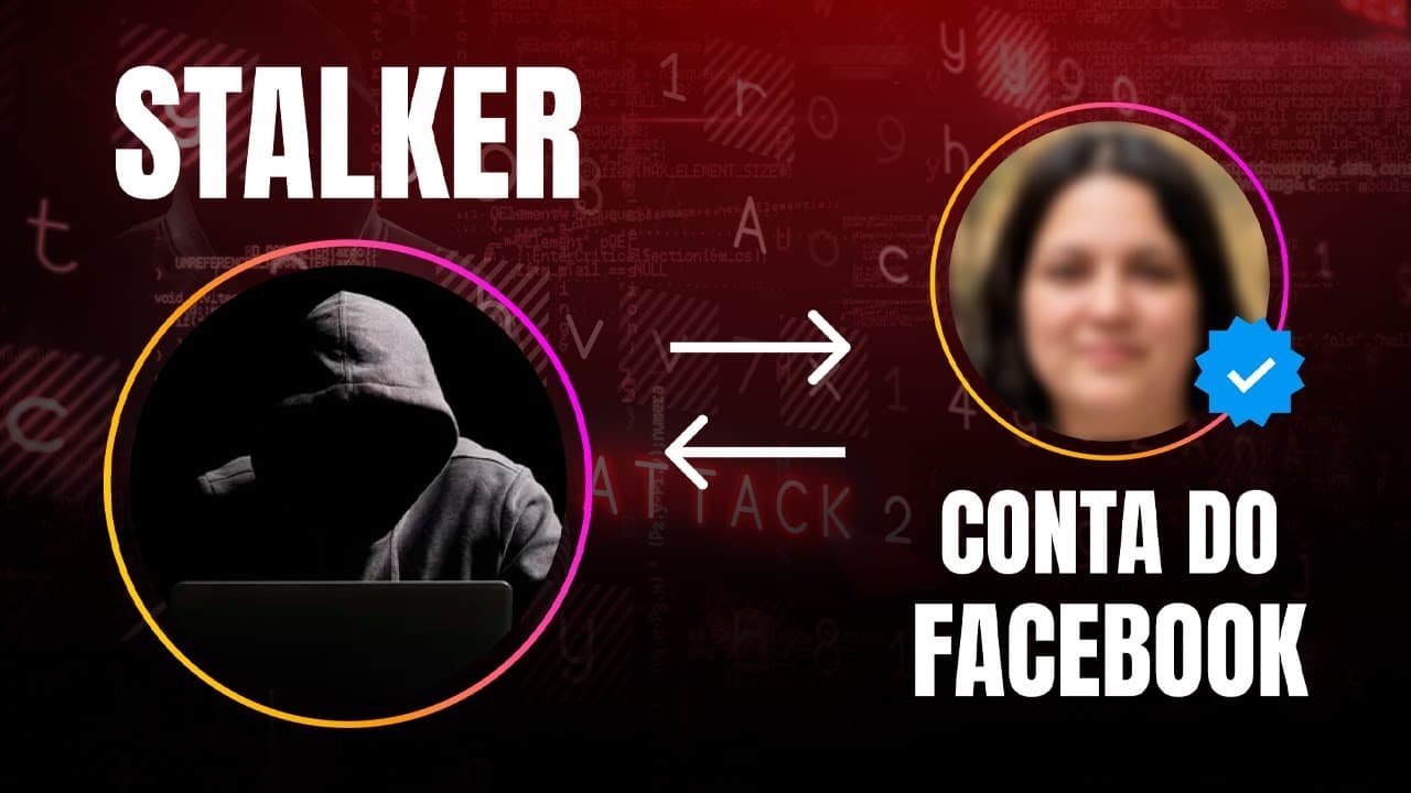 Bruno Fraga e Vitória Okida em videoconferência discutindo técnicas de investigação digital contra stalkers