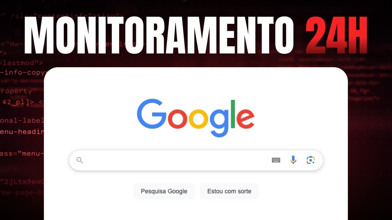 Tela dividida com resultados de busca do Google convertidos em planilha CSV e um fluxo de automação conectando feed RSS a uma análise de IA