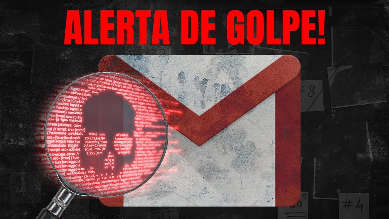 Bruno Fraga analisando cabeçalhos de e-mail suspeito em tela de terminal com destaque para registros SPF e DKIM durante investigação ao vivo