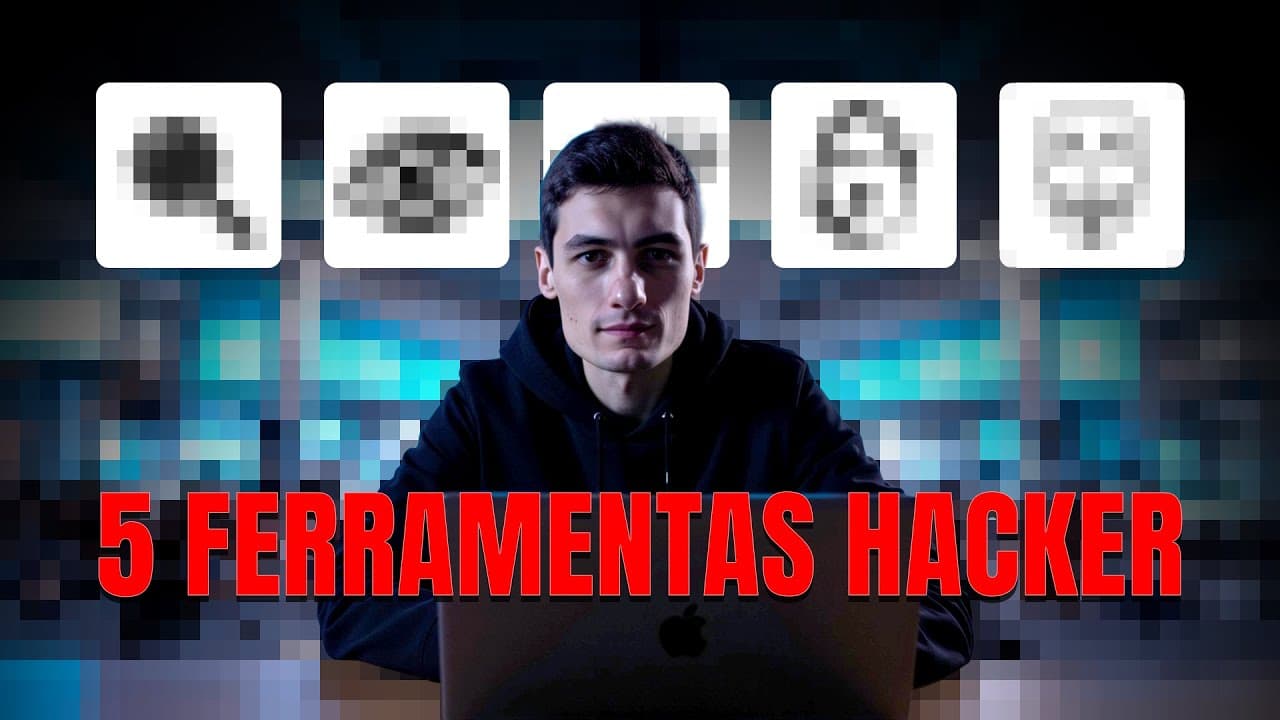 Terminal escuro com resultado de varredura de portas e uma lista de subdomínios aberta ao lado, em ambiente de investigação digital