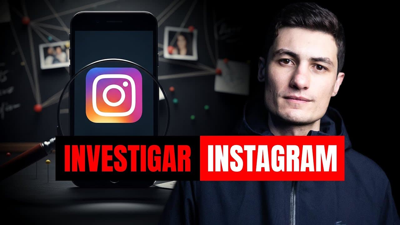 Tela de computador com um perfil do Instagram aberto ao lado de um terminal exibindo dados extraídos via API e um mapa com pontos de geolocalização