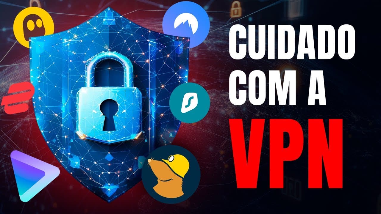 Bruno Fraga e Diego Andretta lado a lado em tela dividida durante a live, com o título VPN em destaque sobre fundo escuro