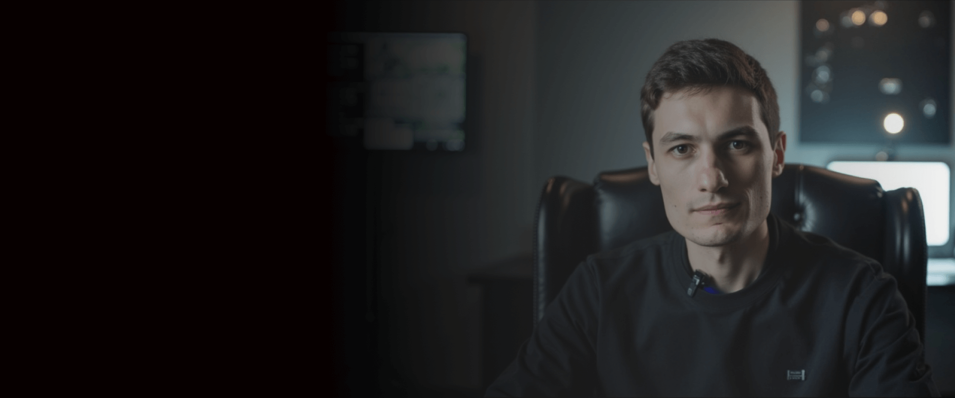 Bruno Fraga no escritório